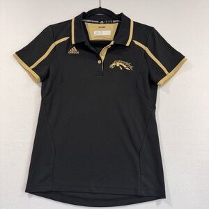 Adidas women’s small Climalite Black and Gold Shirt